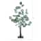2ft. Pre-Lit Artificial Eucalyptus Tree with Warm White LED Lights